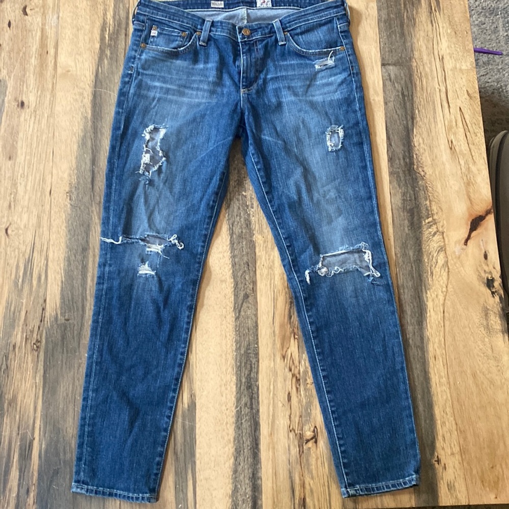 AG Andriano Goldschmier Stevie ankle distressed 31 R